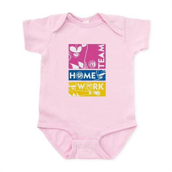 CafePress - Power Rangers Team Home Work - Baby Light Bodysuit, Size Newborn - 24 Months