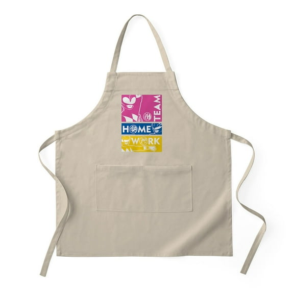 CafePress - Power Rangers Team Home Work - Kitchen Apron with Pockets, Grilling Apron, Baking Apron