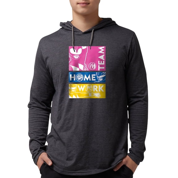 CafePress - Power Rangers Team Home Work - Mens Hooded Shirt