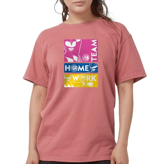 CafePress - Power Rangers Team Women's Comfort Colors® T Shirt - Womens Comfort Colors® Shirt