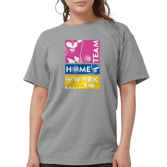 CafePress - Power Rangers Team Women's Comfort Colors® T Shirt - Womens Comfort Colors® Shirt