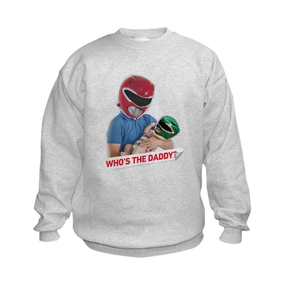 CafePress - Power Rangers Who's The D - Kids Sweatshirt, Youth Crew Neck Sweatshirt