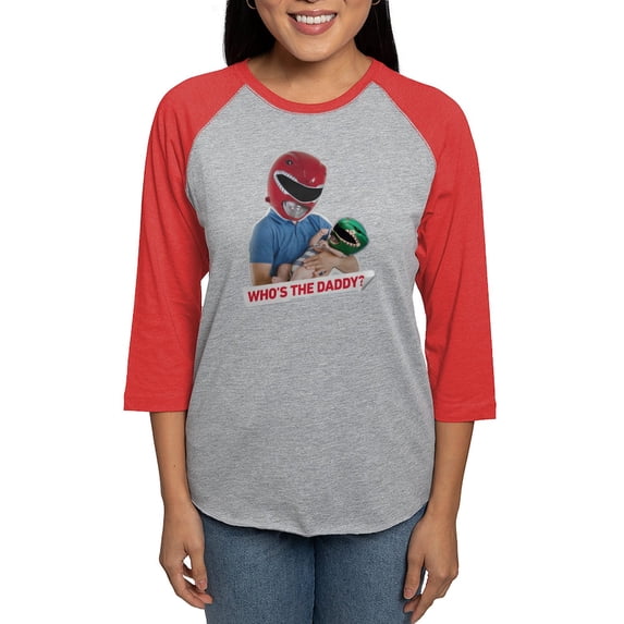 CafePress - Power Rangers Who's The D Women's Baseball T Shirt - Womens Baseball Tee