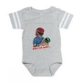 thumbnail image 1 of CafePress - Power Rangers Who's The Dad - Cute Infant Baby Football Bodysuit, 1 of 3