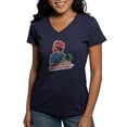 thumbnail image 1 of CafePress - Power Rangers Who's The Dad Women's V Neck T Shirt - Women's V-Neck Dark T-Shirt, 1 of 4