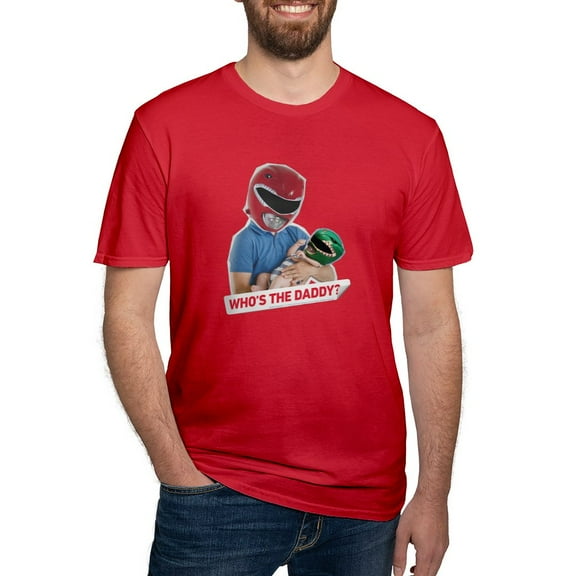 CafePress - Power Rangers Who's The Dadd Men's Classic T Shirt - Men's Fitted T-Shirt