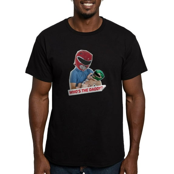 CafePress - Power Rangers Who's The Dadd Men's Classic T Shirt - Men's Fitted T-Shirt