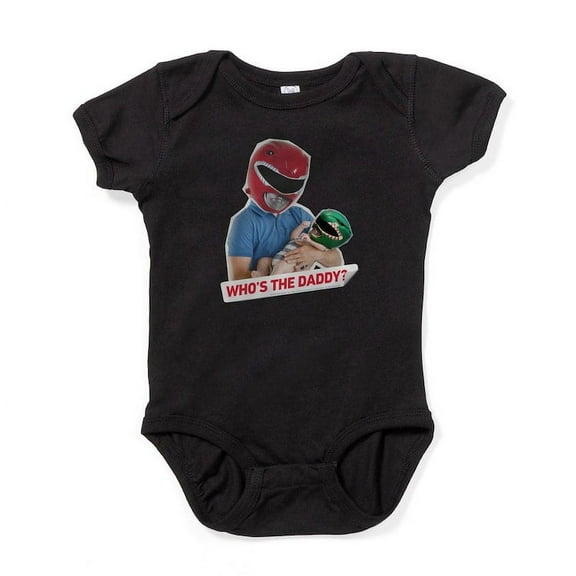 CafePress - Power Rangers Who's The Daddy? - Cute Infant Bodysuit Baby Romper - Size Newborn - 24 Months