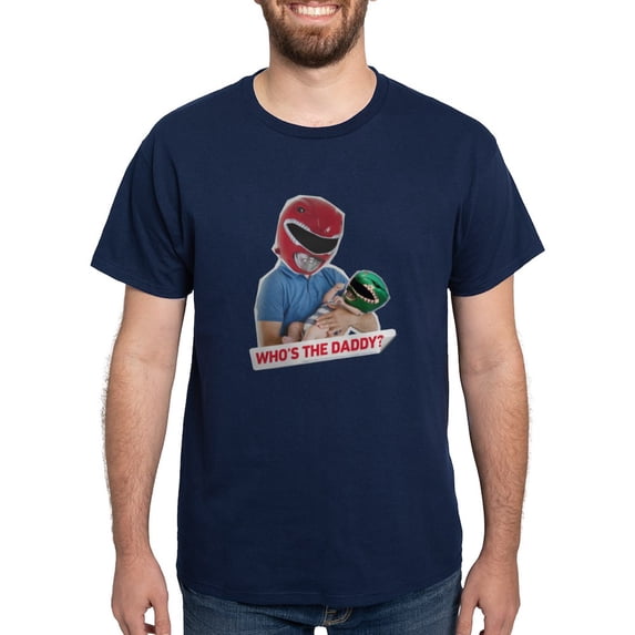 CafePress - Power Rangers Who's The Daddy? Men's Value T Shirt - Men's Classic Graphic Cotton T-Shirt