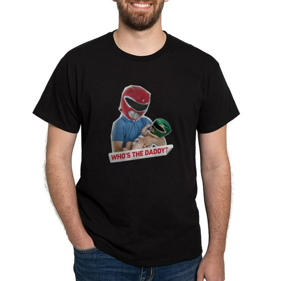 CafePress - Power Rangers Who's The Daddy? Men's Value T Shirt - Men's Classic Graphic Cotton T-Shirt