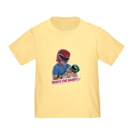 CafePress - Power Rangers Who's The Daddy? Toddler T Shirt - Cute Toddler T-Shirt, 100% Cotton