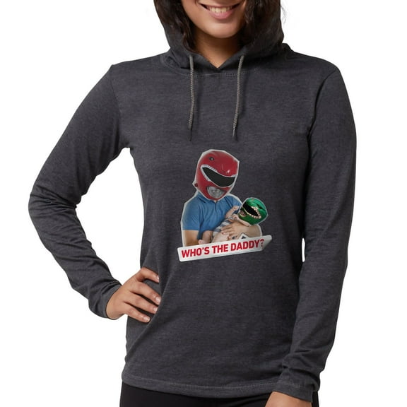 CafePress - Power Rangers Who's The Daddy - Womens Hooded Shirt