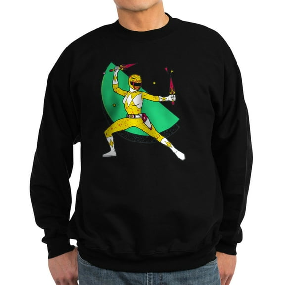 CafePress - Power Rangers Yellow Ran - Classic Crew Neck Sweatshirt