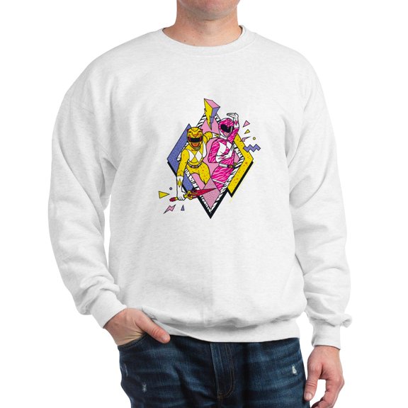 CafePress - Power Rangers Yellow Ran - Crew Neck Sweatshirt