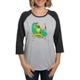 thumbnail image 1 of CafePress - Power Rangers Yellow Rang Women's Baseball T Shirt - Womens Baseball Tee, 1 of 4