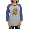 thumbnail image 1 of CafePress - Power Rangers Yellow Rang Women's Baseball T Shirt - Womens Baseball Tee, 1 of 4