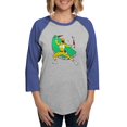 thumbnail image 1 of CafePress - Power Rangers Yellow Rang Women's Baseball T Shirt - Womens Baseball Tee, 1 of 4