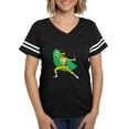 thumbnail image 1 of CafePress - Power Rangers Yellow Rang Women's Football T Shirt - Womens Football Shirt, 1 of 4