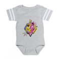 thumbnail image 1 of CafePress - Power Rangers Yellow Ranger - Cute Infant Baby Football Bodysuit, 1 of 3