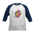 thumbnail image 1 of CafePress - Power Rangers Yellow Ranger Kids Baseball T Shirt - Kids Cotton Baseball Jersey, 3/4 Sleeve Shirt, 1 of 4