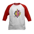 thumbnail image 1 of CafePress - Power Rangers Yellow Ranger Kids Baseball T Shirt - Kids Cotton Baseball Jersey, 3/4 Sleeve Shirt, 1 of 4