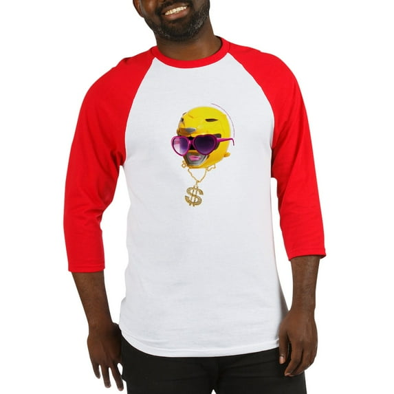 CafePress - Power Rangers Yellow Ranger W - Cotton Baseball Jersey, 3/4 Raglan Sleeve Shirt