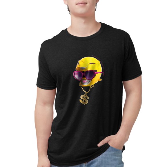 CafePress - Power Rangers Yellow Ranger W Men's Deluxe T Shirt - Mens Tri-blend T-Shirt