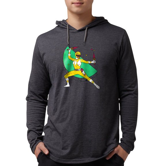 CafePress - Power Rangers Yellow Ranger Wit - Mens Hooded Shirt