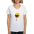 thumbnail image 1 of CafePress - Power Rangers Yellow Ranger Women's V Neck T Shirt - Womens Cotton V-Neck T-shirt, 1 of 4