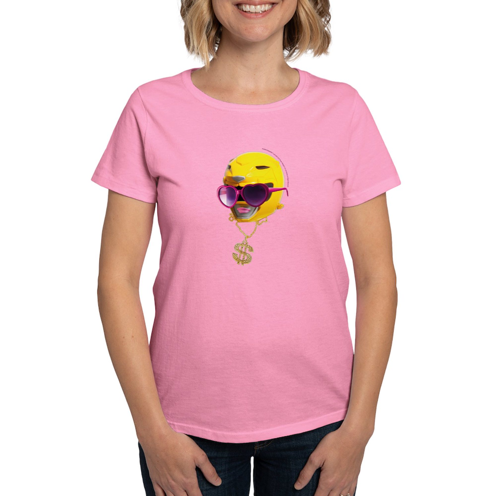 CafePress Power Rangers Yellow Ranger Women's Value T Shirt Women's