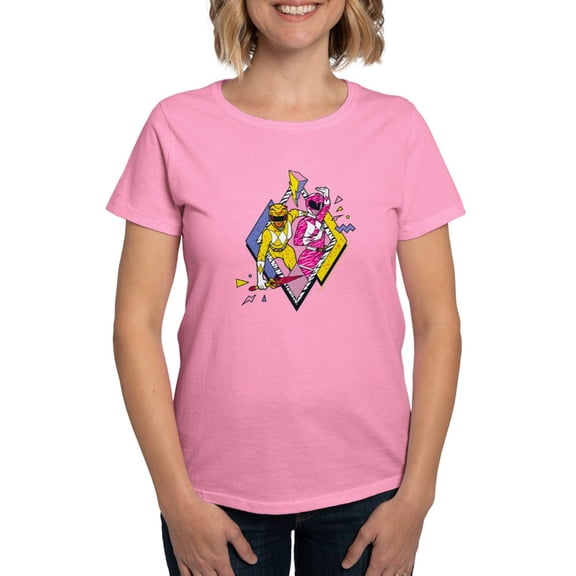CafePress - Power Rangers Yellow Ranger Women's Value T Shirt - Women's Traditional Fit Dark T-Shirt