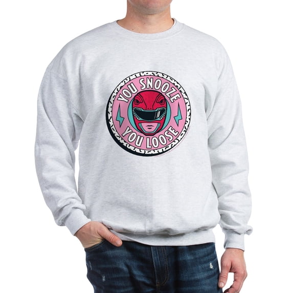 CafePress - Power Rangers You Snooze - Crew Neck Sweatshirt