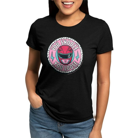 CafePress - Power Rangers You Snooze Yo Women's Deluxe T Shirt - Womens Tri-blend T-Shirt