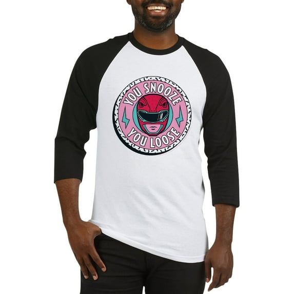 CafePress - Power Rangers You Snooze You - Cotton Baseball Jersey, 3/4 Raglan Sleeve Shirt