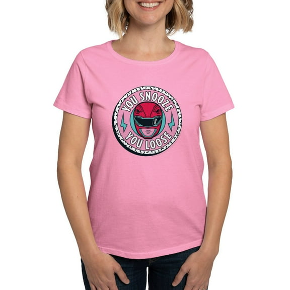 CafePress - Power Rangers You Snooze You Women's Value T Shirt - Women's Traditional Fit Dark T-Shirt
