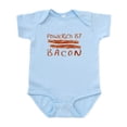 thumbnail image 1 of CafePress - Powered By Bacon Infant Bodysuit - Baby Light Bodysuit, Size Newborn - 24 Months, 1 of 4