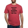 thumbnail image 1 of CafePress - Practiced Distancing Men's Deluxe T Shirt - Mens Tri-blend T-Shirt, 1 of 4
