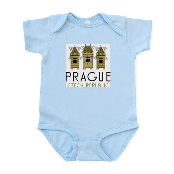 CafePress - Prague Infant Bodysuit - Baby Light Bodysuit, Size Newborn - 24 Months
