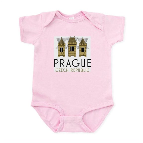 CafePress - Prague Infant Bodysuit - Baby Light Bodysuit, Size Newborn - 24 Months