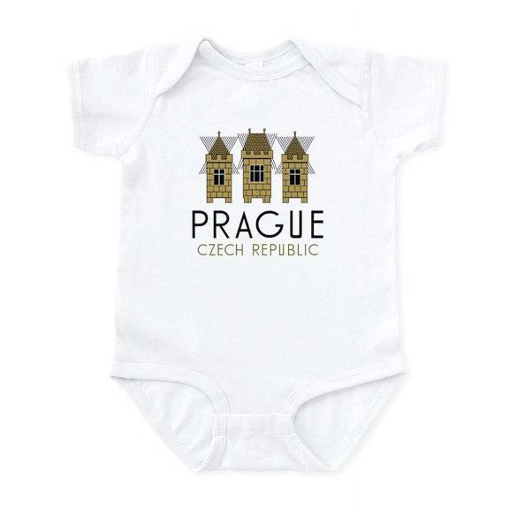 CafePress - Prague Infant Bodysuit - Baby Light Bodysuit, Size Newborn - 24 Months
