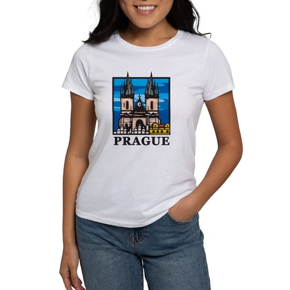CafePress - Prague Women's T Shirt - Women's Classic T-Shirt