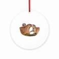 thumbnail image 1 of CafePress - Prairie Dog Kiss -  Round Wood Ornament 4", 1 of 2