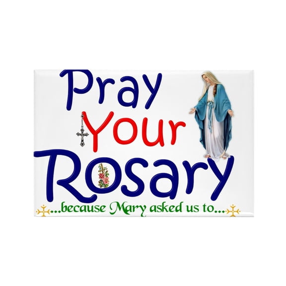 CafePress - Pray_Big_Banner - Rectangle Magnet, 2"x3" Refrigerator Magnet