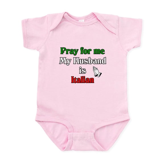 CafePress - Pray For Me My Husband Is Ita Infant Bodysuit - Baby Light Bodysuit, Size Newborn - 24 Months