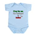 thumbnail image 1 of CafePress - Pray For Me My Husband Is Ita Infant Bodysuit - Baby Light Bodysuit, Size Newborn - 24 Months, 1 of 4