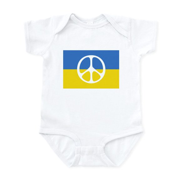 CafePress - Pray For Peace In Ukraine Body Suit - Baby Light Bodysuit, Size Newborn - 24 Months