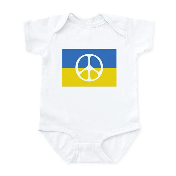 CafePress - Pray For Peace In Ukraine Body Suit - Baby Light Bodysuit, Size Newborn - 24 Months
