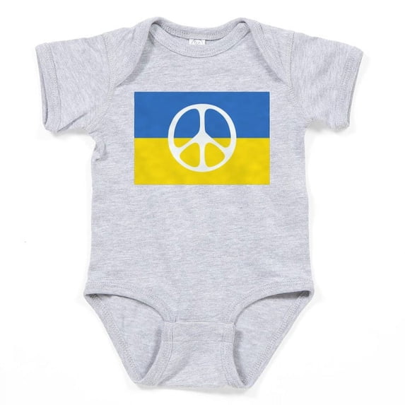 CafePress - Pray For Peace In Ukraine Body Suit - Cute Infant Bodysuit Baby Romper - Size Newborn - 24 Months