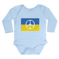 thumbnail image 1 of CafePress - Pray For Peace In Ukraine Body Suit - Long Sleeve Cotton Baby Bodysuit, 1 of 4