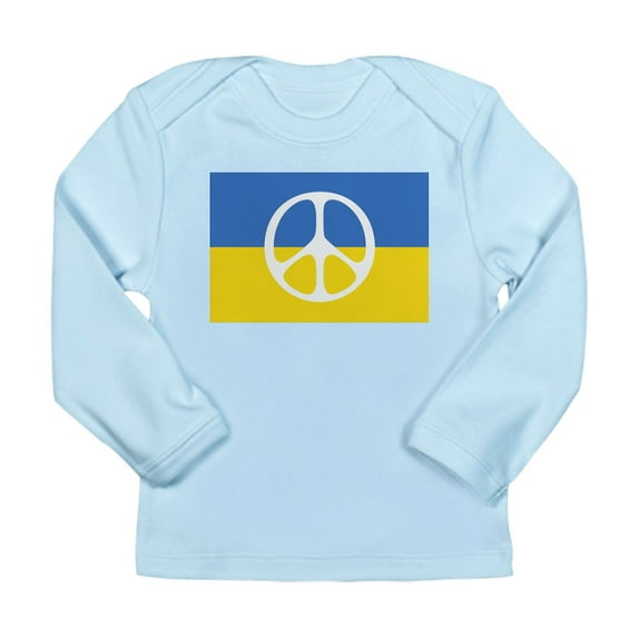CafePress - Pray For Peace In Ukraine Long Sleeve T Shirt - Long Sleeve Infant T-Shirt